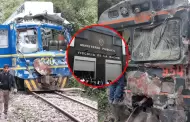 Fiscal�a realiza diligencias urgentes tras suscitarse colisi�n entre dos trenes en v�a hacia Machu Picchu