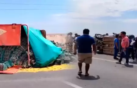 A poco de acabar el 2025, un triple choque se produjo en Chiclayo.