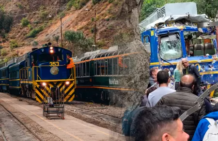 Un tren habr�a invadido v�a, seg�n alcalde de Cusco
