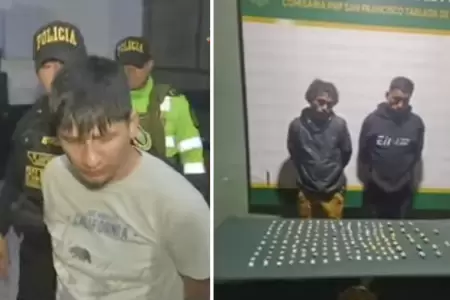 Tres intervenidos tras operativo en VMT