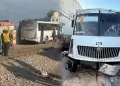 Tren embiste cami�n con pasajeros que intent� ganarle el paso: Reportan al menos nueve heridos en Saltillo