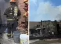 Tres incendios en v�speras de A�o Nuevo dejan heridos