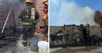 Tres incendios en v�speras de A�o Nuevo en Tacna