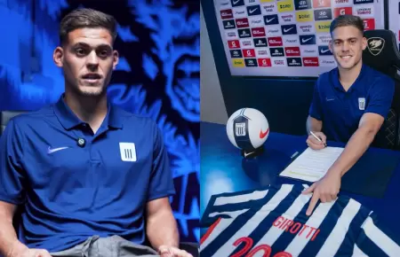 Federico Girotti declar� por primera vez como jugador de Alianza Lima.