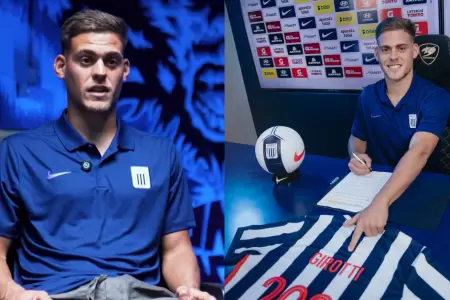 Federico Girotti declar� por primera vez como jugador de Alianza Lima.