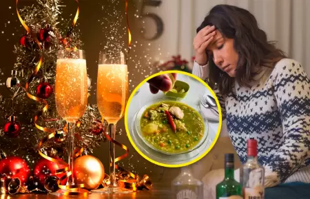 Alimentaci�n previa es clave para evitar los malestares despu�s de las fiestas.