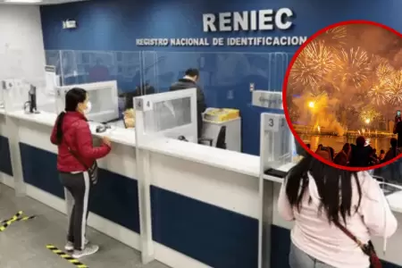 Reniec habilita sedes para el 2 y 3 de enero