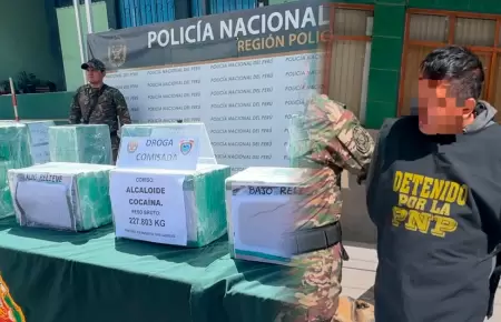 M�s de 8 millones de d�lares incautados en droga