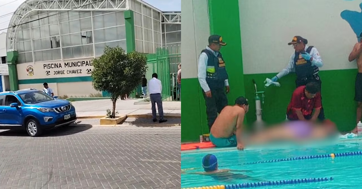 Tragedia en Arequipa: Joven falleció ahogada mientras nadaba en piscina municipal