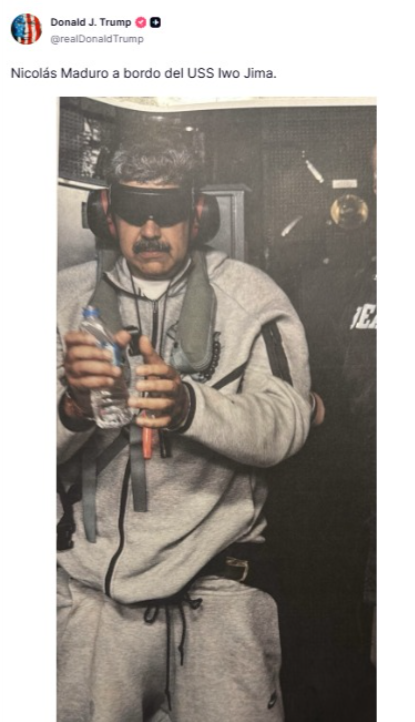 Maduro capturado por EE. UU.