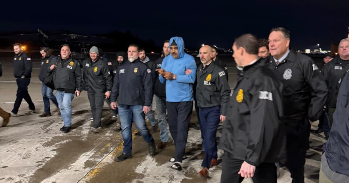 Nicol�s Maduro bajo la disposici�n policial de EE.UU.