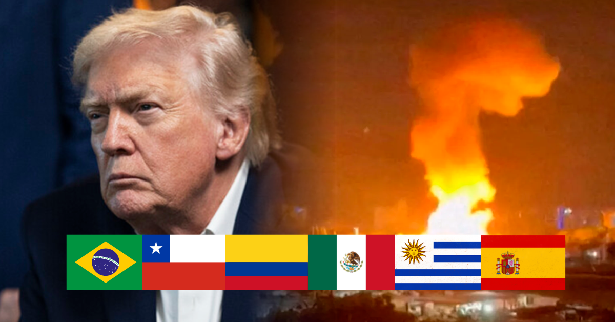 Brasil, Chile, Colombia, México, Uruguay y España rechazan ataque militar de EEUU en Venezuela
