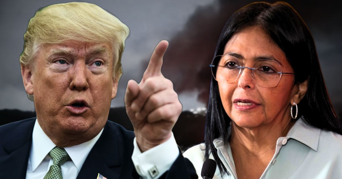 Donald Trump lanza advertencia a Delcy Rodríguez: "Si no hace lo correcto, pagará un precio muy alto"