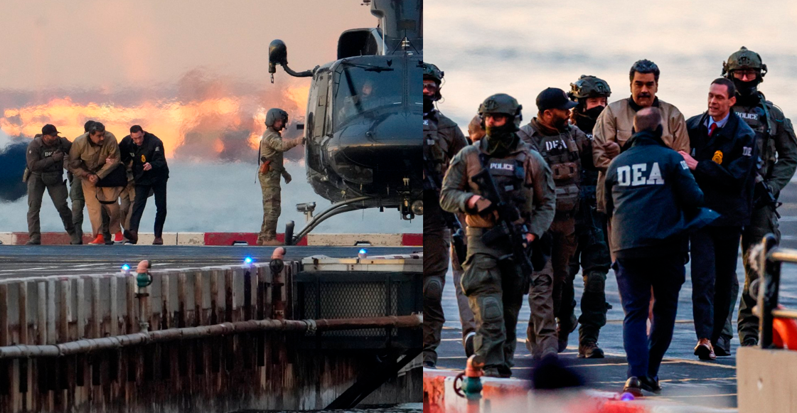 Nicol�s Maduro trasladado a tribunal de Nueva York.