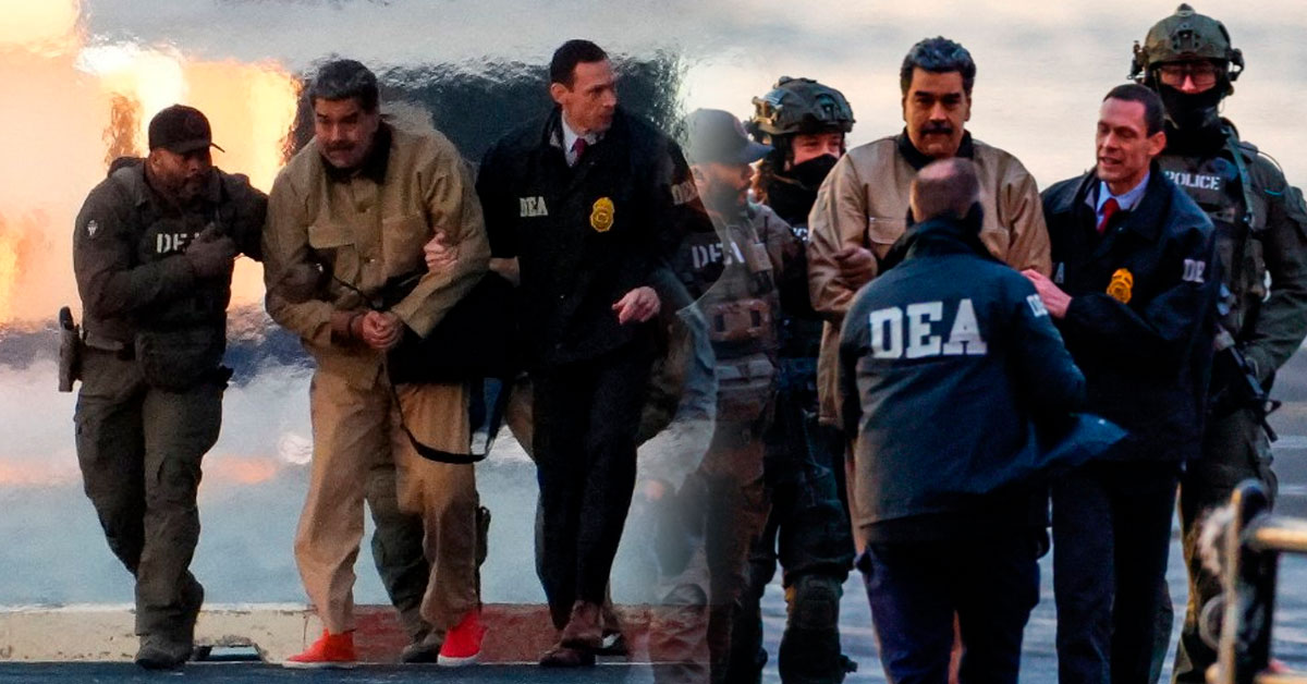 Fuertemente custodiado: Así fue trasladado Nicolás Maduro al tribunal federal de Nueva York