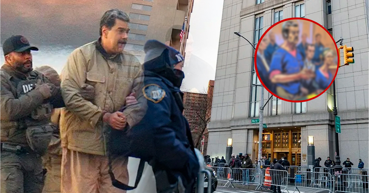 Se revelan las primeras imágenes de la audiencia de Nicolás Maduro ante la justicia de EE.UU.