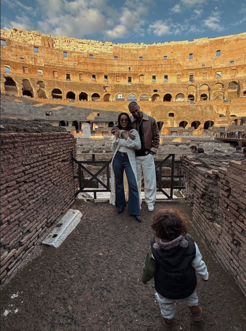 Arizaga comparti� imagen durante su visita a Roma