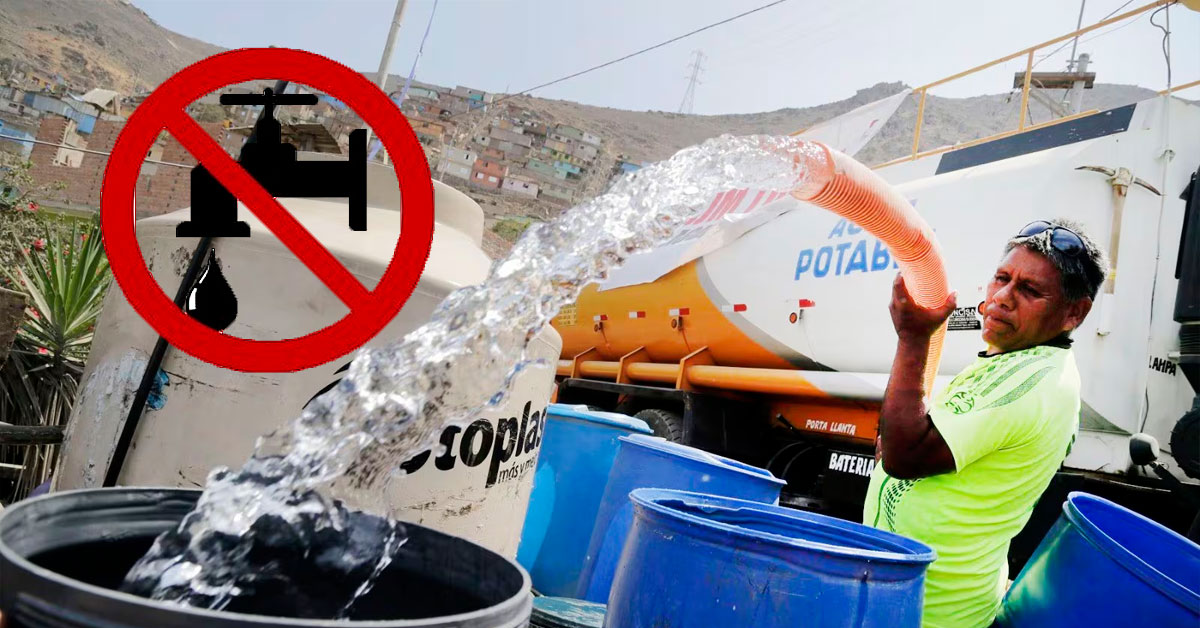 SIN AGUA el 15 de marzo en Lima: Distritos – El reportero andino