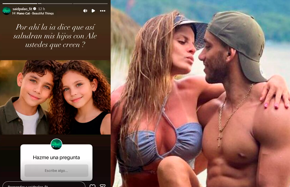 Said Palao revela que la IA le mostr� c�mo lucir�an sus hijos con Alejandra Baigorria.