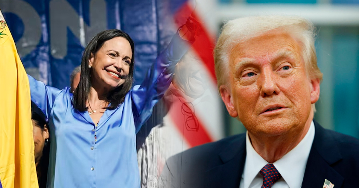 María Corina Machado estaría dispuesta a entregar el Premio Nobel de la Paz a Donald Trump