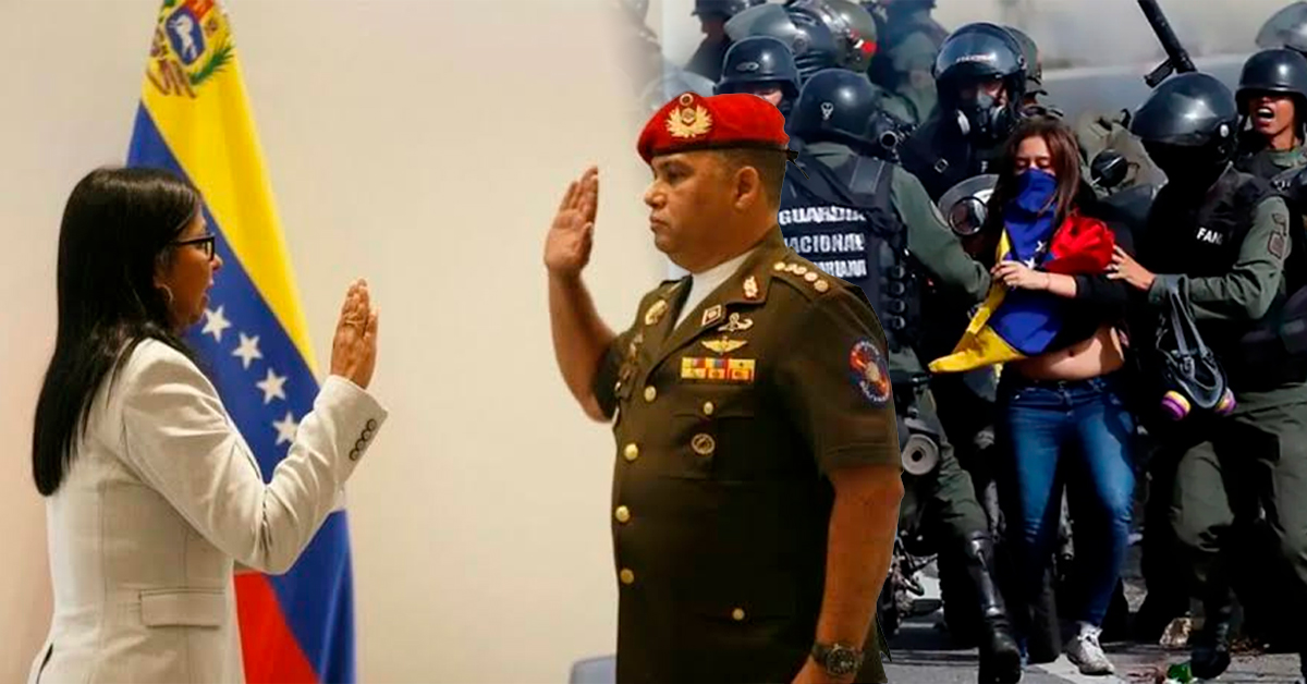 Venezuela: Delcy Rodríguez nombra a general acusado de torturas y represión como su Guardia Presidencial