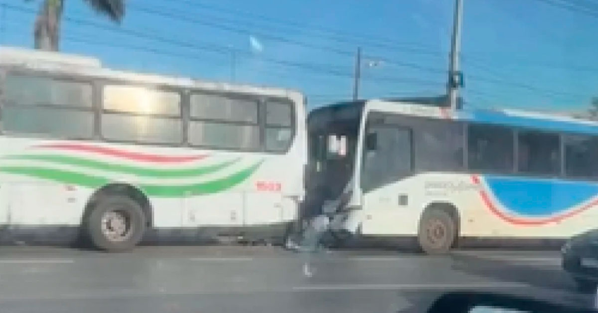 Choque entre dos buses de transporte público: Reportan al menos 19 heridos en Loma Pytã