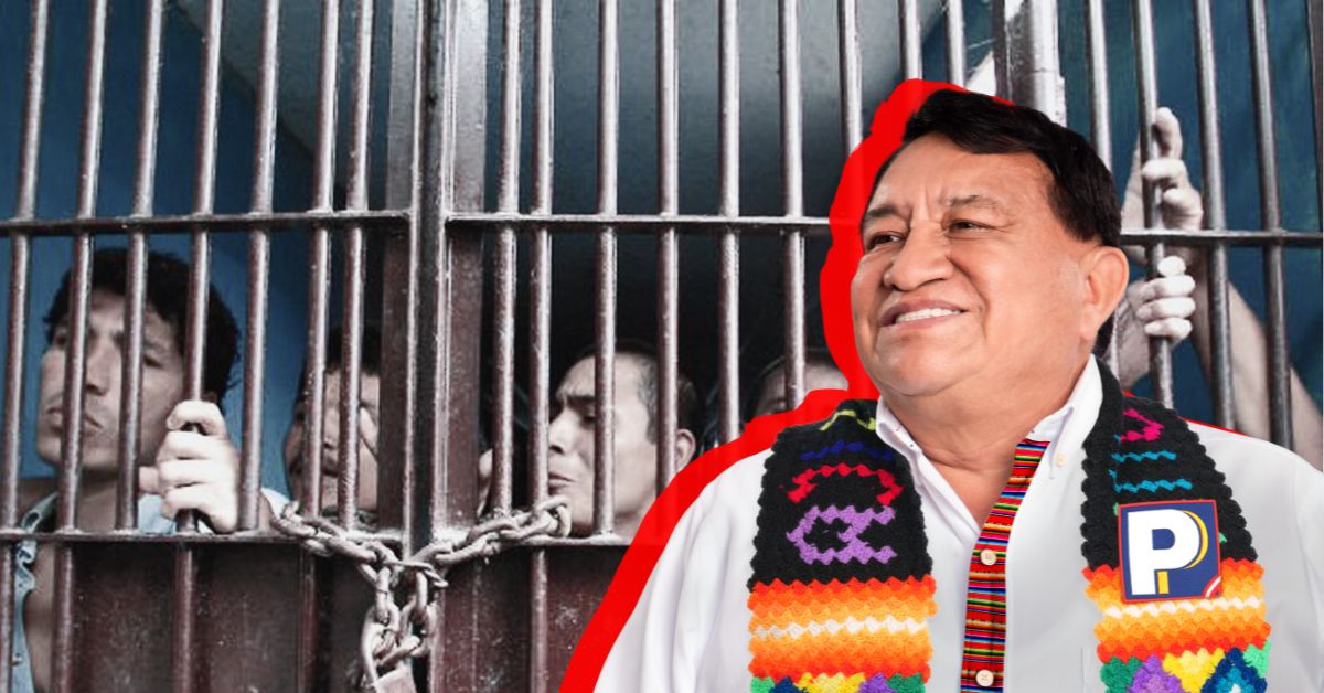 José Luna Gálvez propone la construcción de megacárcel con capacidad para 50 mil presos