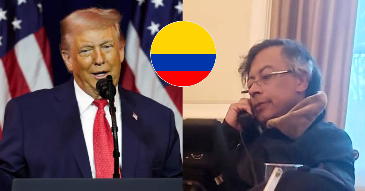 Gustavo Petro revela que le dijo a Trump que NO es narco y filtra imagen hablando con él
