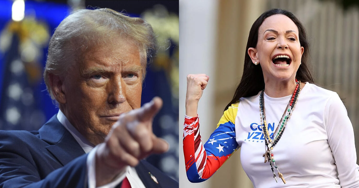 Donald Trump revela se reunirá con María Corina Machado en Washington: "Es una buena persona"
