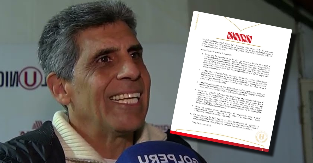 FPF explota contra Álvaro Barco tras llamar "cadáver" a la Liga 1: "Este torneo le ha permitido a su club..."
