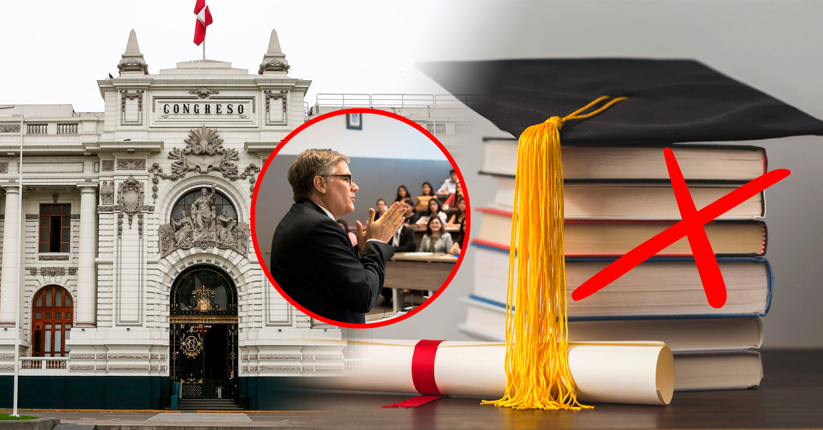 Nueva ley del Congreso permite que docentes sin posgrado sigan dictando clases en universidades