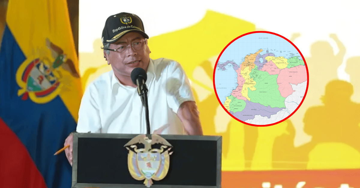Gustavo Petro propone reconstruir la Gran Colombia: "Por voto constituyente de la población"
