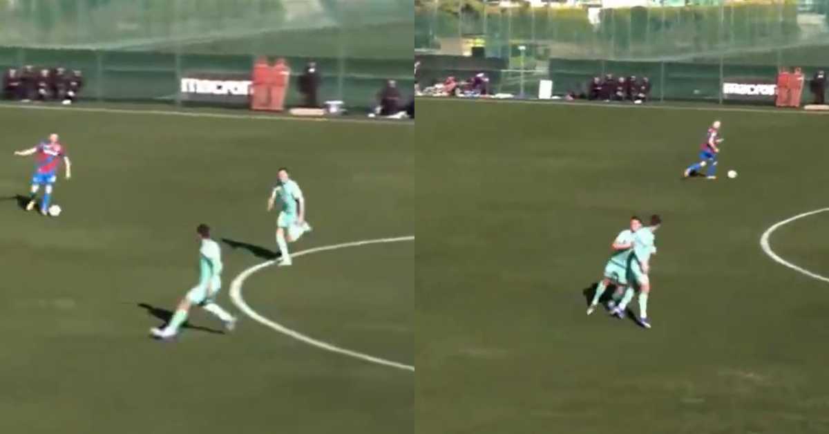 ¡Perdió el control! Futbolista agrede a su compañero de equipo en pleno partido amistoso