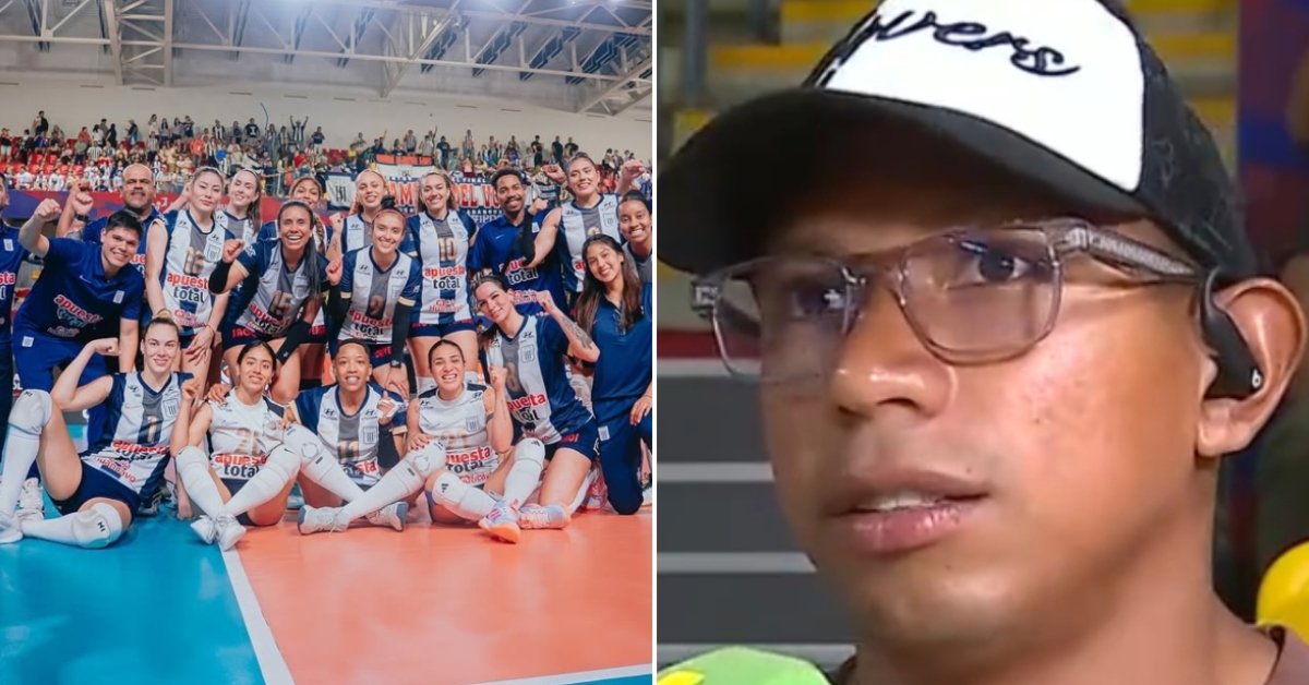 Edison Flores revela el motivo de su presencia en el partido de Alianza Lima por la Liga Peruana de Vóley