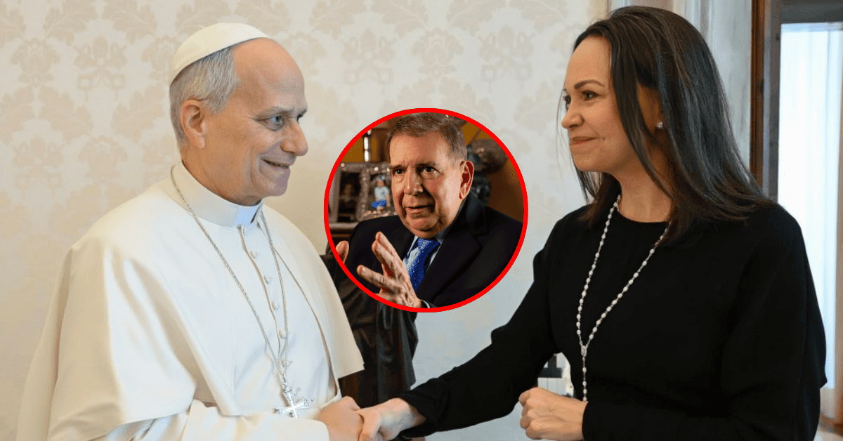 Edmundo González resalta encuentro entre María Corina Machado y el papa León XIV: "Importante para los venezolanos"