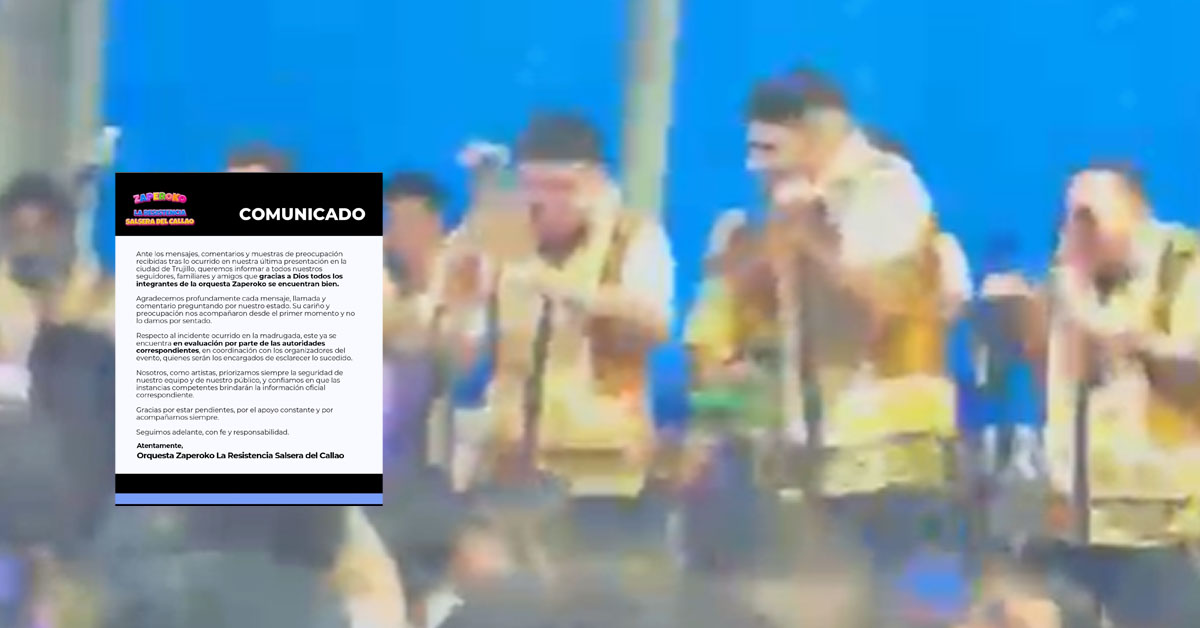 Trujillo: Explosión en discoteca deja dos heridos durante presentación de Orquesta Zaperoko