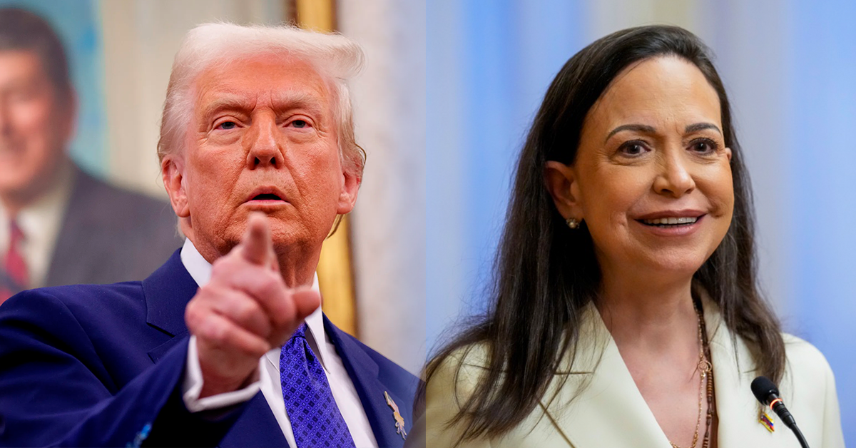 Trump y María Corina Machado se reunirán por primera vez en la Casa Blanca este jueves