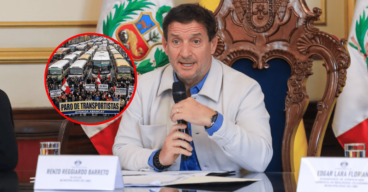 Alcalde de Lima sobre paro de transportistas: "Sería conveniente que no se dé porque afecta a la economía"