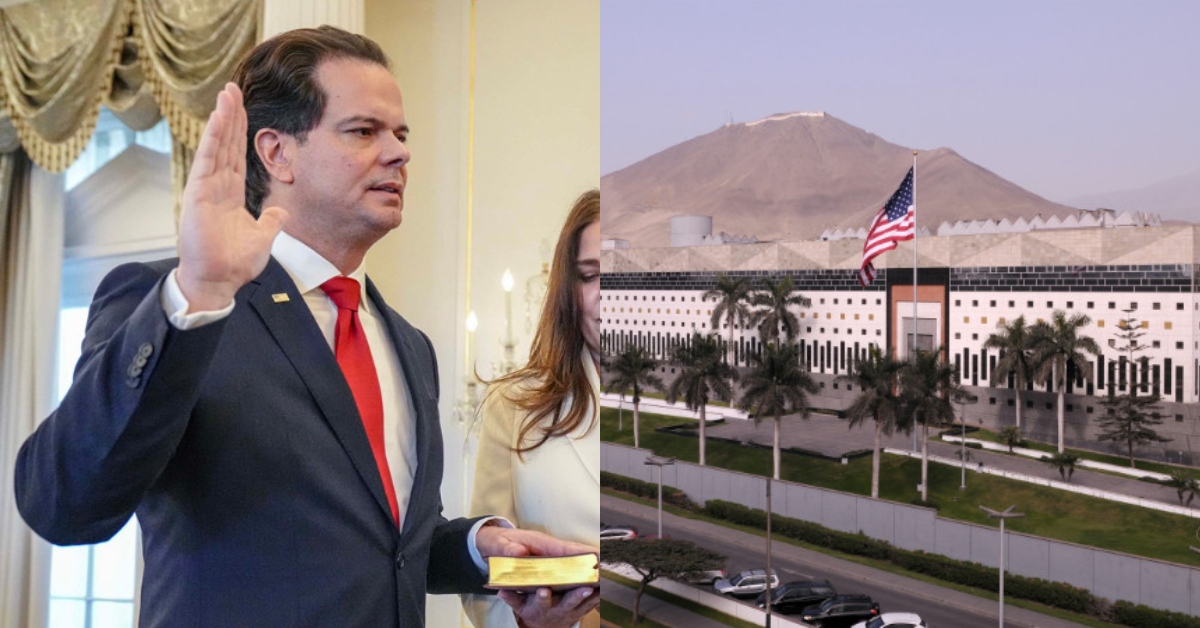 Empresario Bernie Navarro juramentó como nuevo embajador de Estados Unidos en Perú