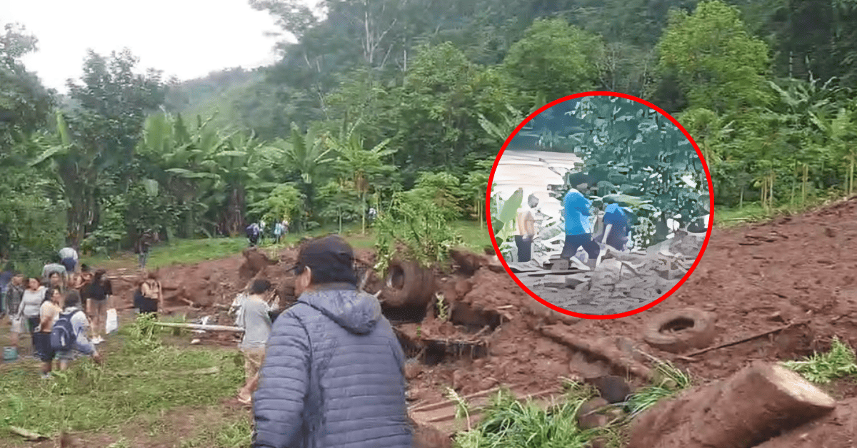 Fatídico huaico en Junín: Cuatro personas fueron sepultadas tras deslizamiento por fuertes lluvias