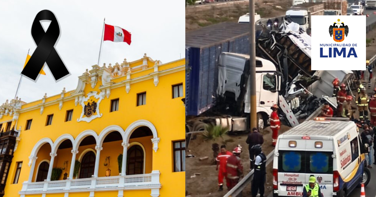 Municipalidad de Lima decreta duelo por fallecidos en accidente en la Panamericana Sur