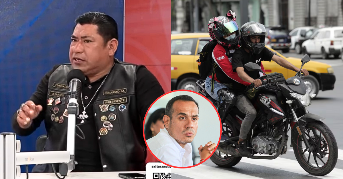 Motociclistas rechazan prohibición de llevar acompañante en motos y dicen estar decepcionados de Jerí