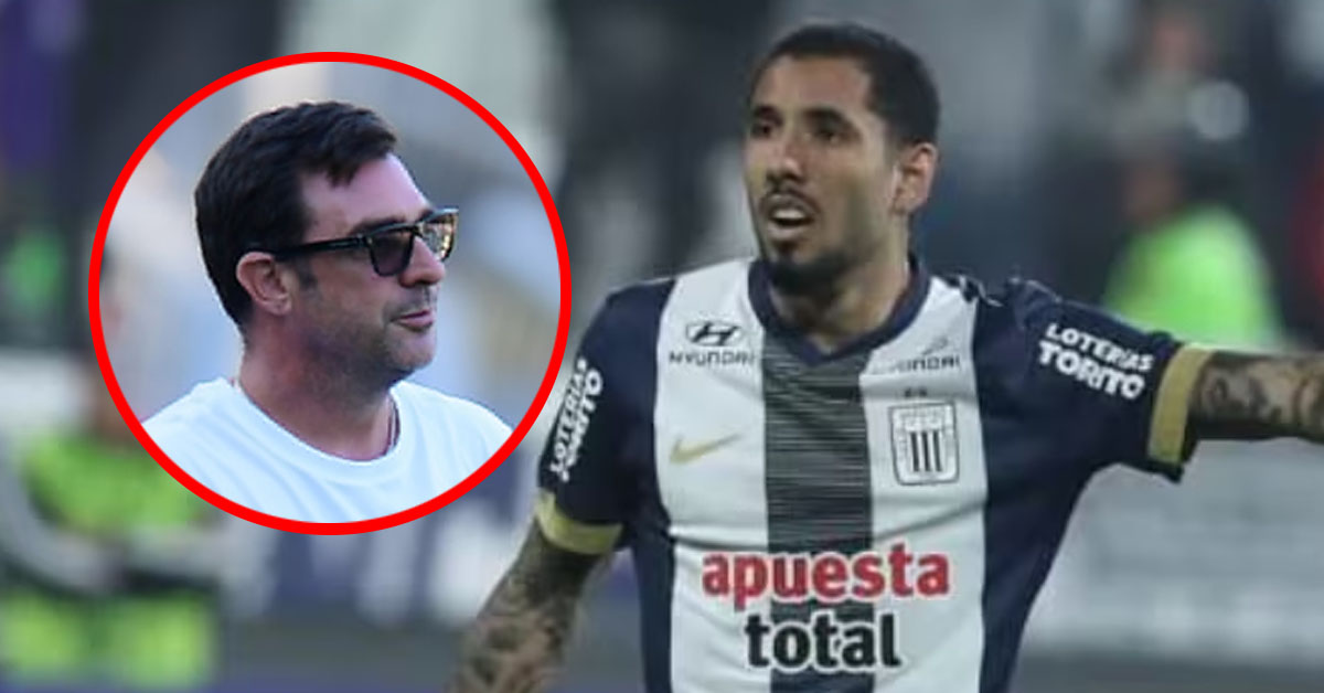 Pablo Guede, DT de Alianza Lima, encaró a Sergio Peña tras blooper: "Juega para adelante"