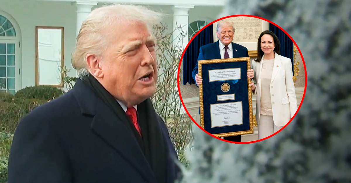 Donald Trump confirma que volverá a hablar con María Corina Machado: "Es una mujer estupenda"