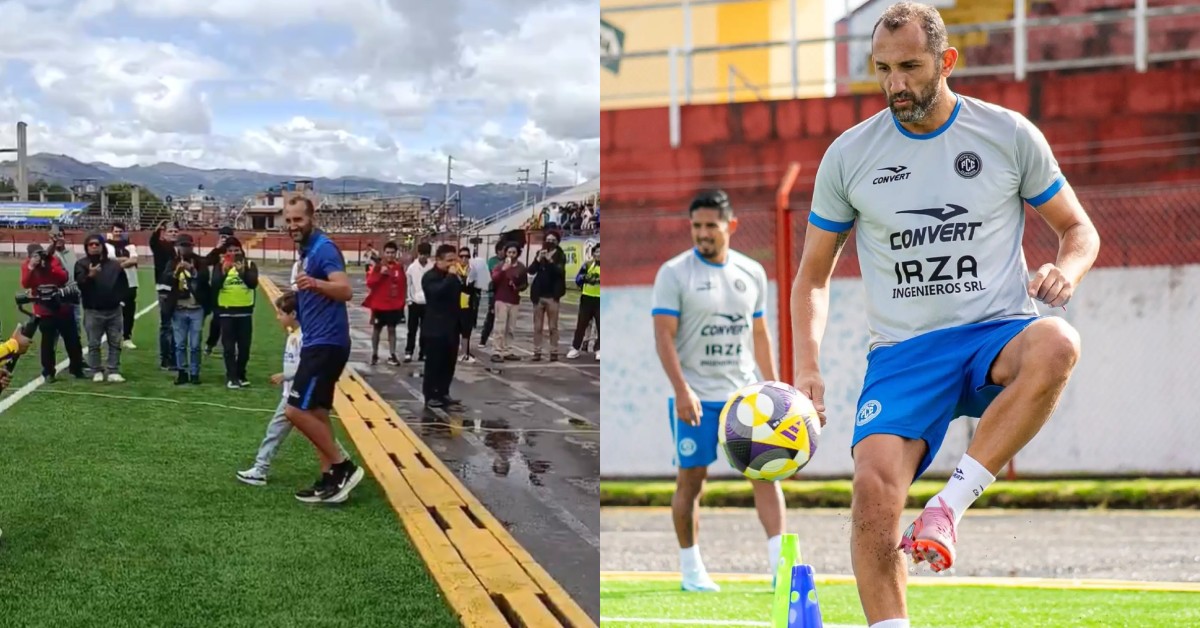 FC Cajamarca tiene nuevo ídolo: Hernán Barcos recibió fuerte ovación en su presentación