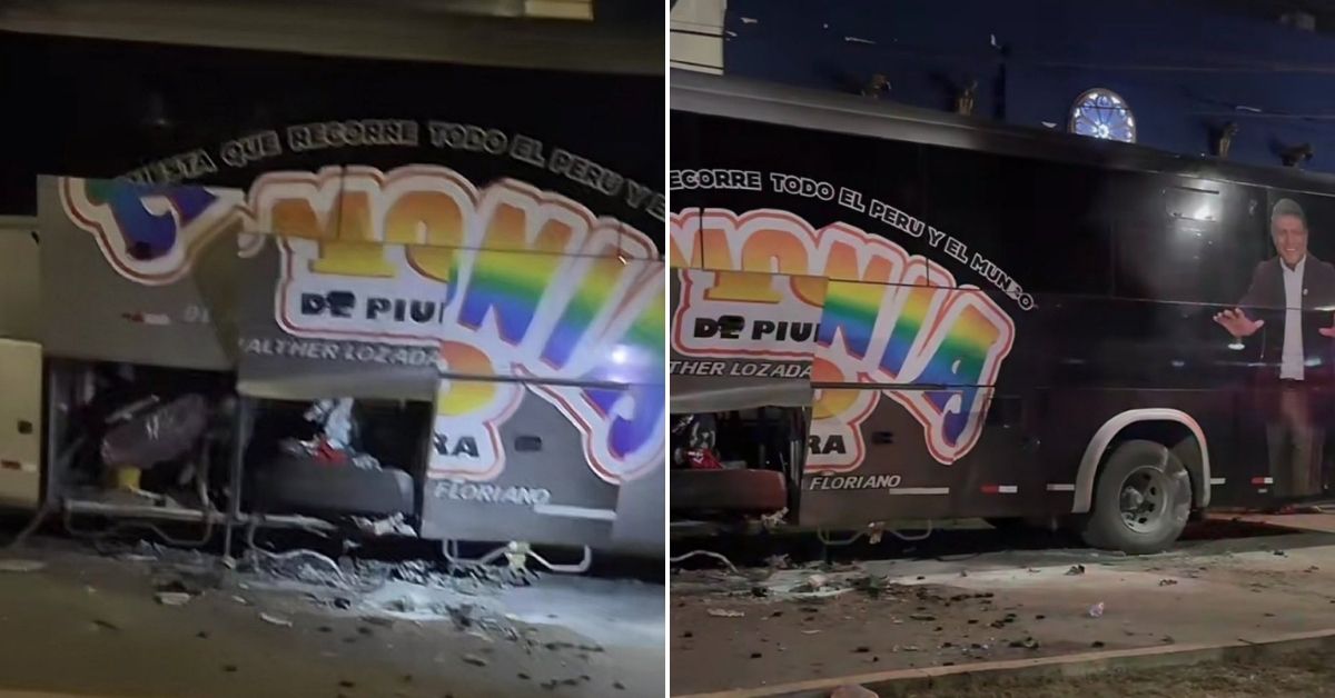 Atentado contra Armonía 10: Detonan artefacto explosivo en bus de la agrupación musical en Trujillo