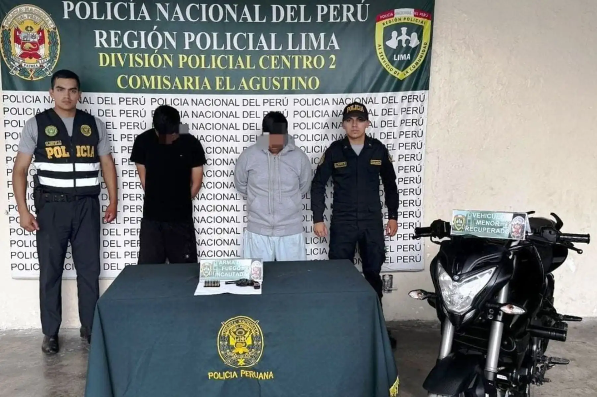 Capturan a banda criminal "Los gatilleros del Agucho" en El Agustino.