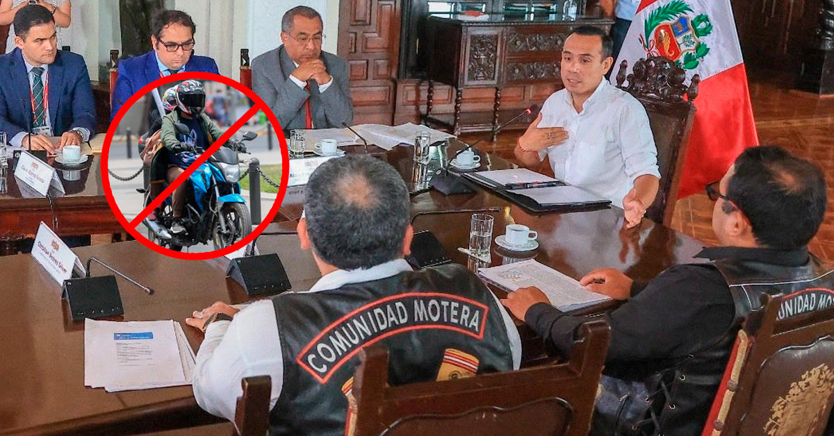 José Jerí dialoga con motociclistas y promete un "punto de equilibrio" en prohibición de dos personas en moto