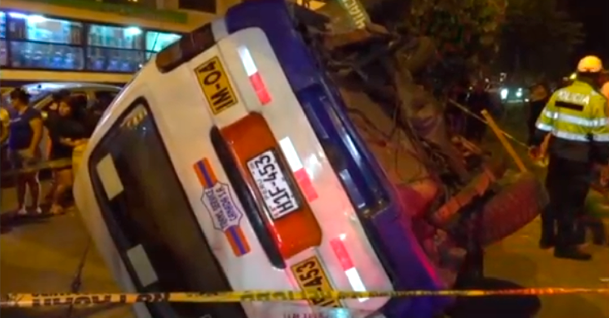 Tragedia en Santa Anita: Una mujer muerta y seis heridos tras accidente de combi