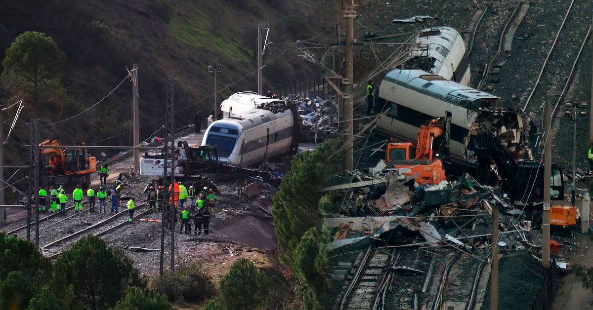 Tren choca contra una grúa y deja varios heridos: Esto se sabe del accidente ferroviario